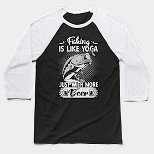 Fishing For Men & Women, Funny Fishing Quote & Angler Baseball T-Shirt